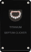 Clicker aus PVD-beschichtetem Titan, mit Premium Zirconia