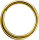 Gelbgold Segment Clicker-Ring klassisch - verschiedene Stärken