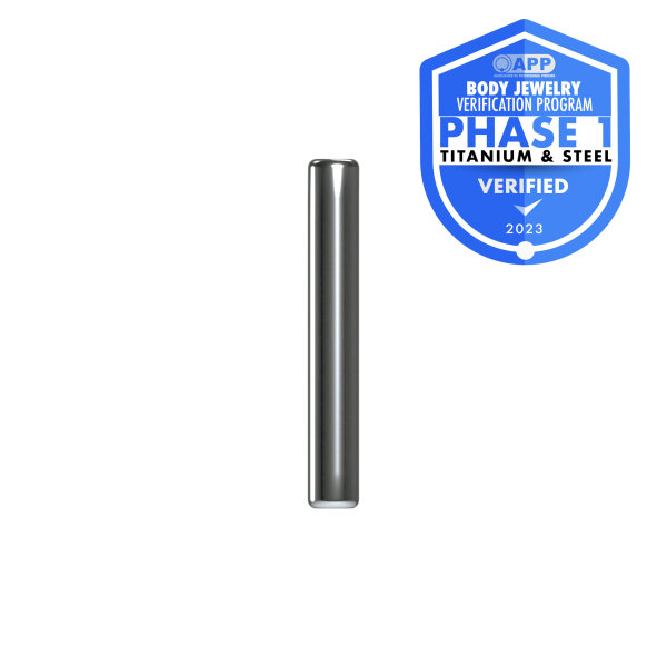 fleXternal Barbell 1.2 mm thickness (for 0.8 mm, 0.9 mm internal thread and threadless) (Made in Germany)