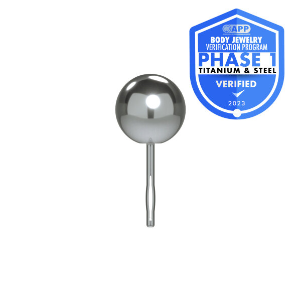 fleXternal Kugel - für gewindelose Aufnahme, Pin muss nicht gebogen werden (Made in Germany)