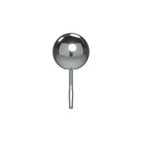fleXternal Ball - for threadless, pin does not need to be bent (Made in Germany)