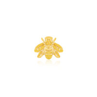 Yellowgold threadless bee