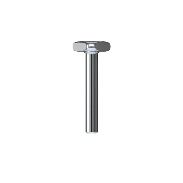 fleXternal Labret 8 mm length, 4.0 mm disc, 1.2 mm thickness (for 0.8 mm, 0.9 mm internal thread and threadless) (Made in Germany)