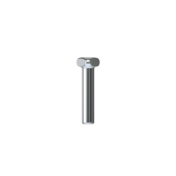 fleXternal Labret 6 mm length, 2.5 mm disc, 1.2 mm thickness (for 0.8 mm, 0.9 mm internal thread and threadless) (Made in Germany)