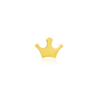 Gelbgold threadless Crown