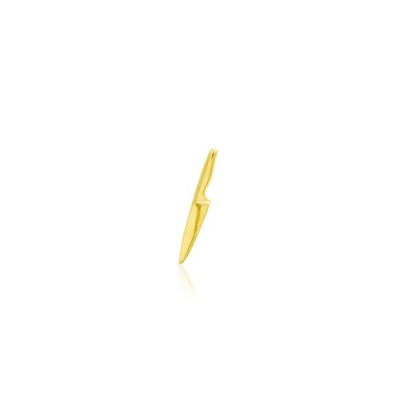 Yellowgold threadless Shelly D 12 mm