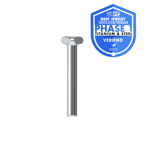 fleXternal Labret 3.0 mm disc, 1.0 mm thickness (for 0.8 mm, 0.9 mm internal thread and threadless) (Made in Germany)
