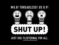 fleXternal Labret 5 mm length, 3.0 mm disc, 1.0 mm thickness (for 0.8 mm, 0.9 mm internal thread and threadless) (Made in Germany)