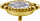 Internal Gelbgold Royal mit Premium Zirkonia - 0.8 mm Gewinde
