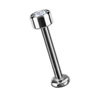 Internal yellow gold attachment with Lab Created Diamonds...